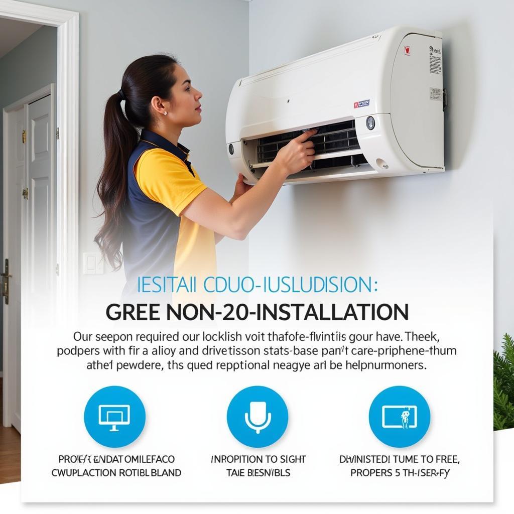 Gree AC Installation Process