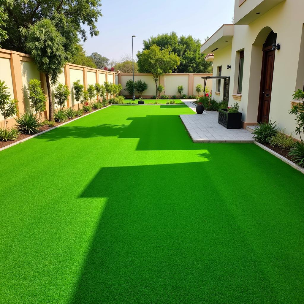 Green Grass Carpet Landscaping in Pakistan