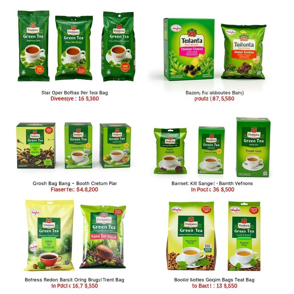 Green Tea Bags Variety in Pakistan