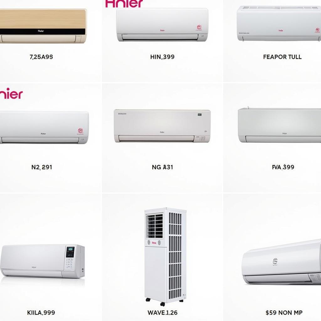 Different Haier 1.5 Ton Inverter AC Models