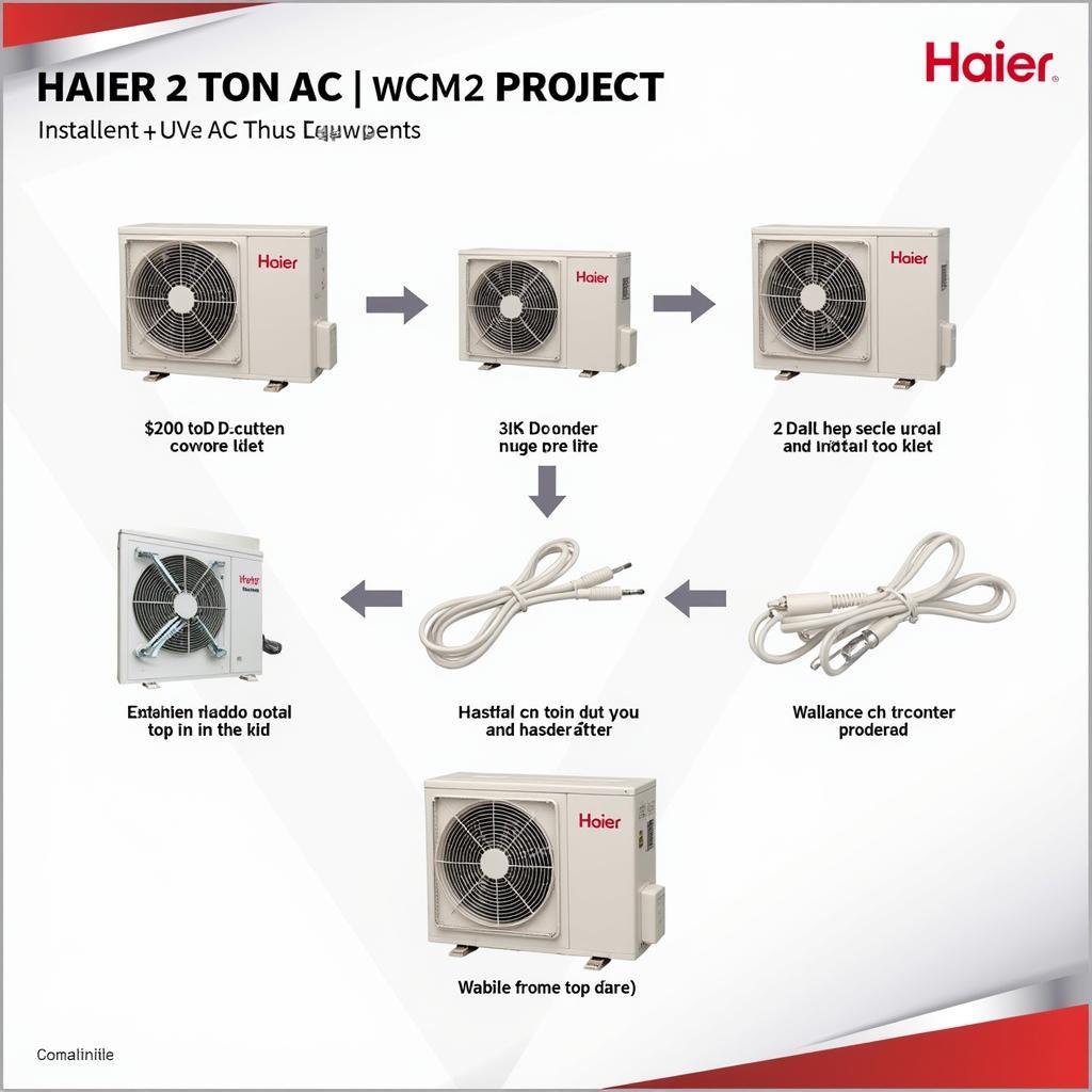 Haier 2 Ton AC Installation Process