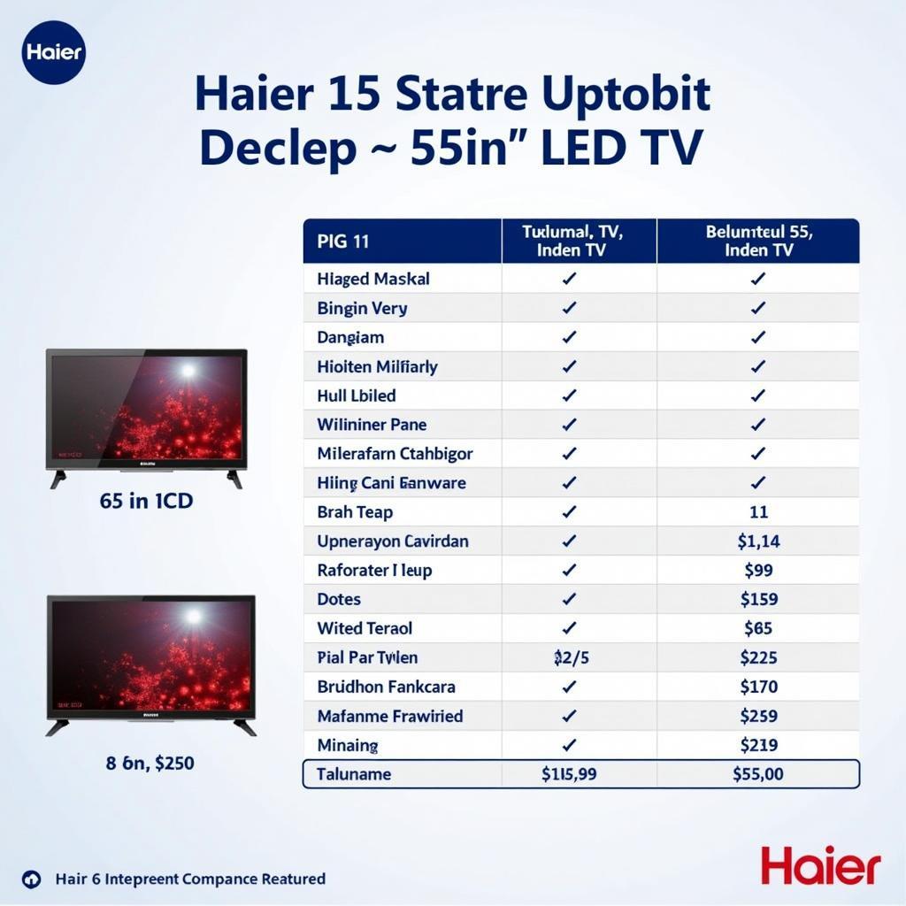 Haier 55 inch LED TV Pakistan Price Comparison