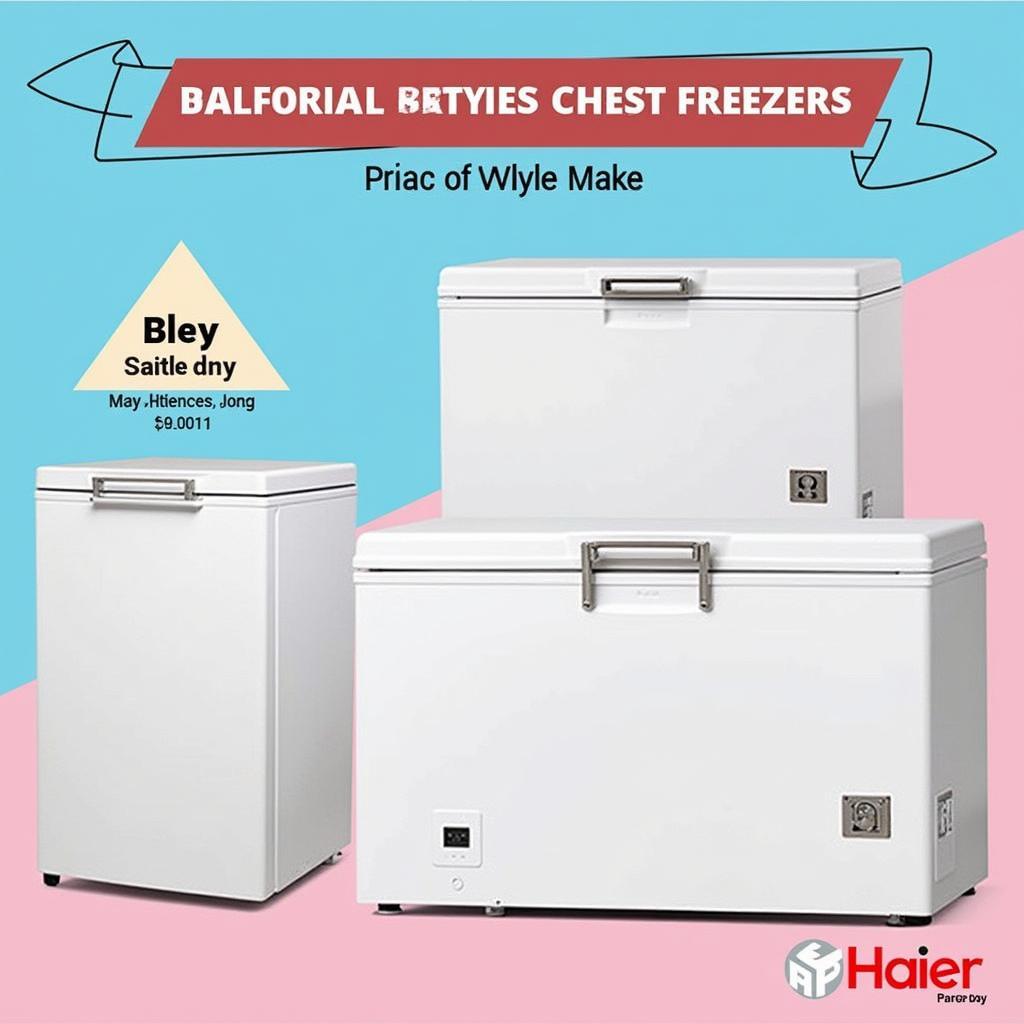 Haier Chest Freezer Models in Pakistan