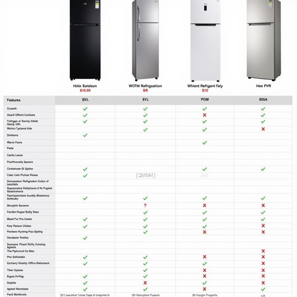 Haier Fridge Price Comparison Chart