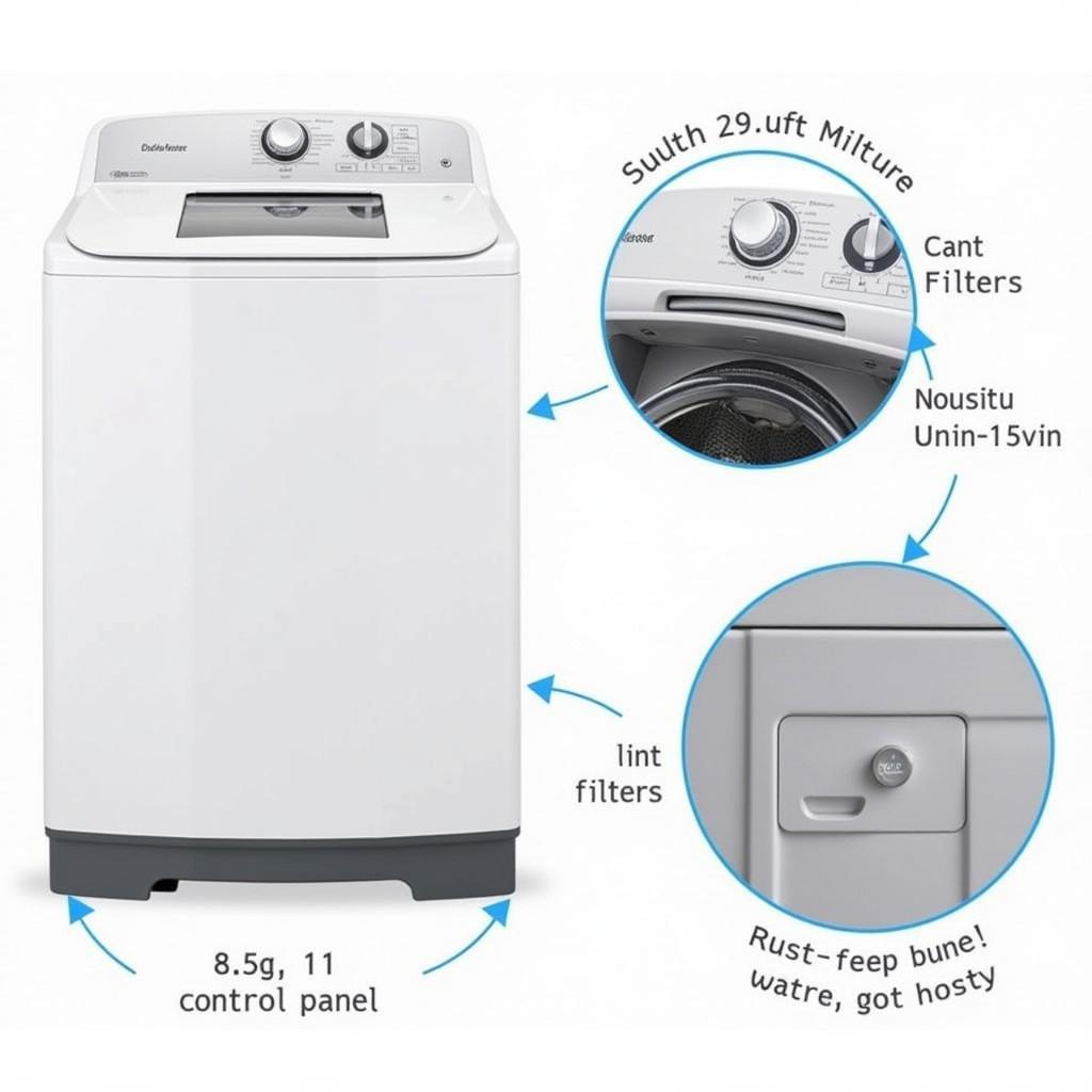 Haier HWM 85-7288 Washing Machine Features