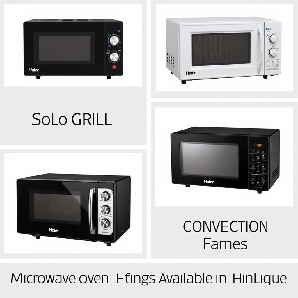 Haier Microwave Oven Models in Pakistan