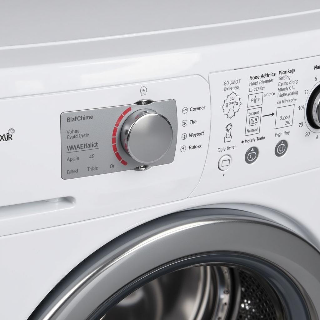 Haier Mini Washing Machine - Features and Controls Panel