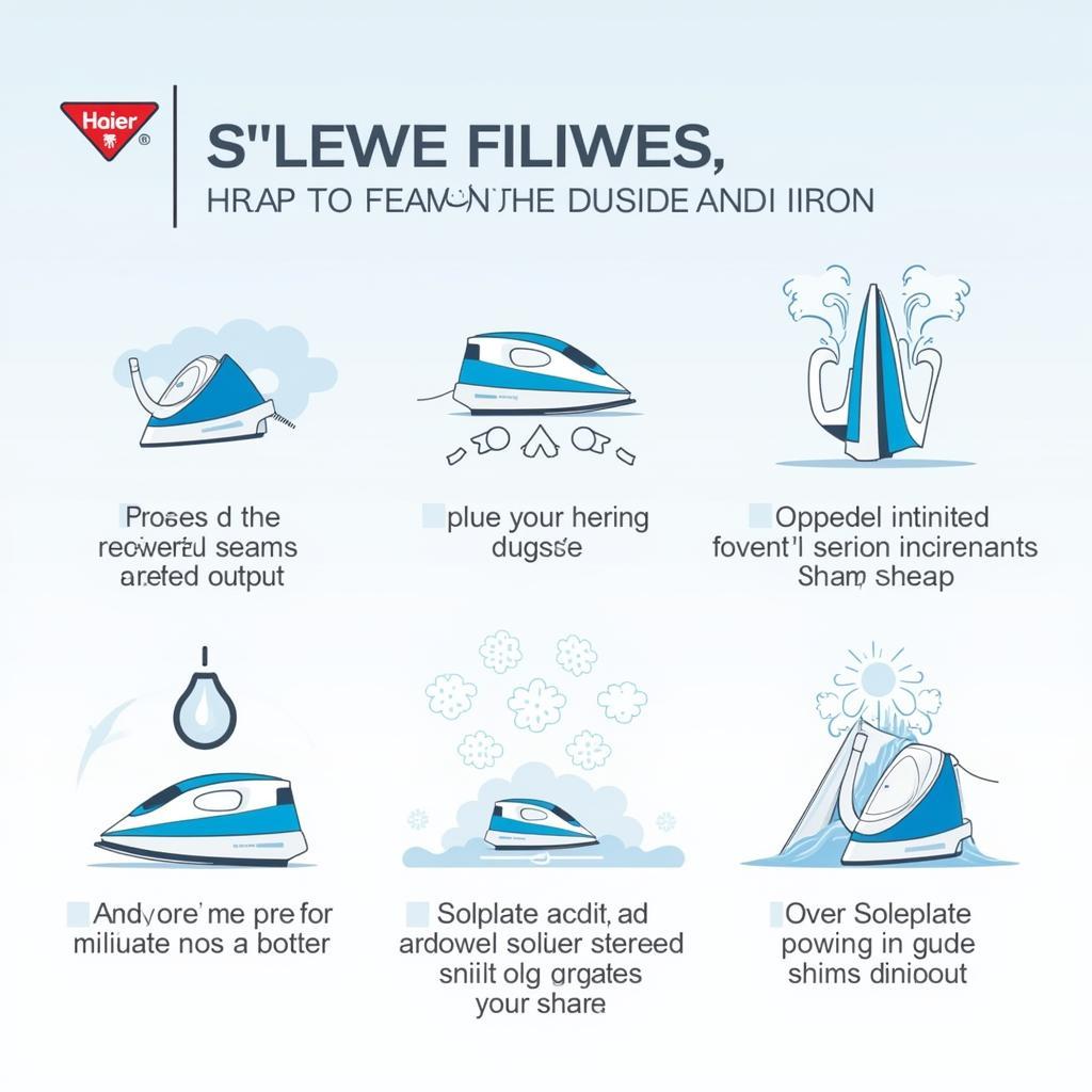 Haier Steam Iron Features and Benefits