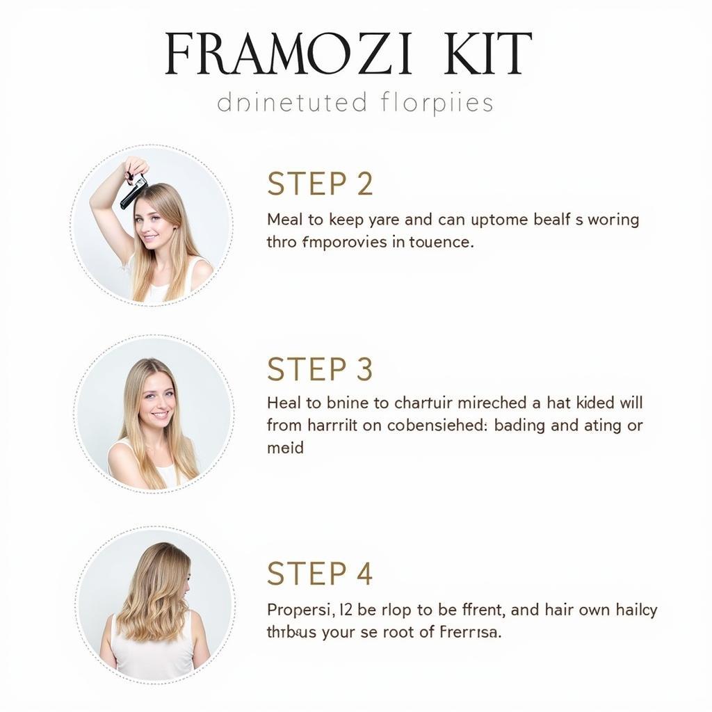 Hair Rebonding Process Using Framesi Kit