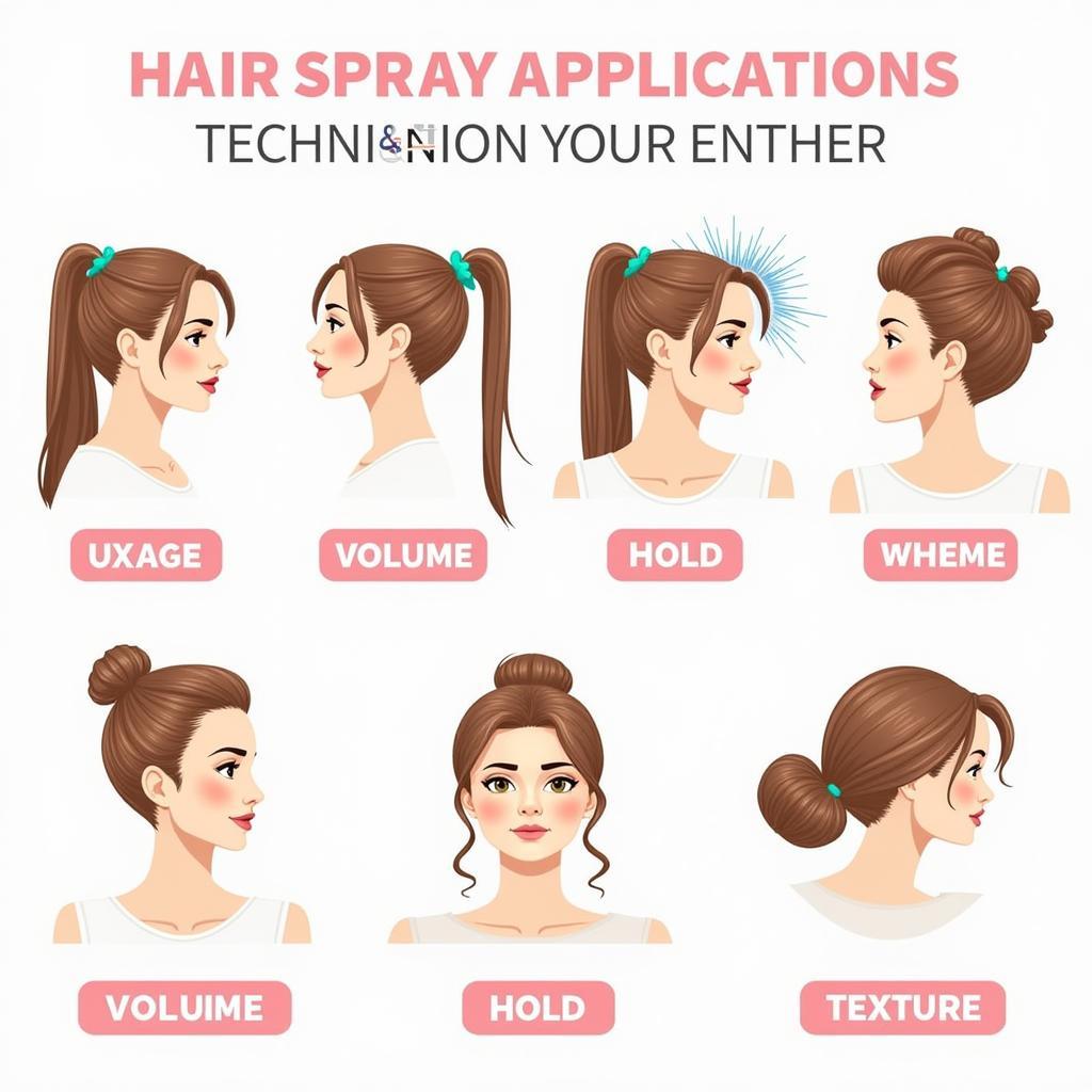 Hair Spray Application Techniques for Different Hairstyles