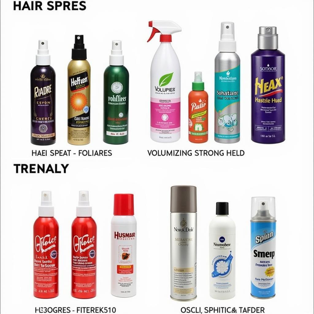 Variety of hair sprays in Pakistan