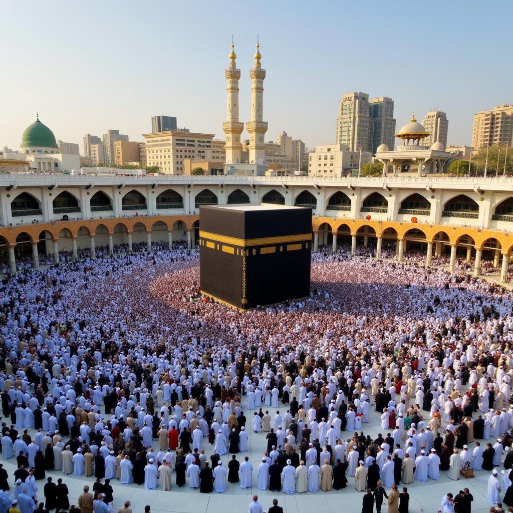 Hajj Pilgrims in Makkah 2022