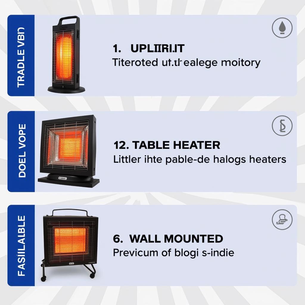 Different Types of Halogen Heaters