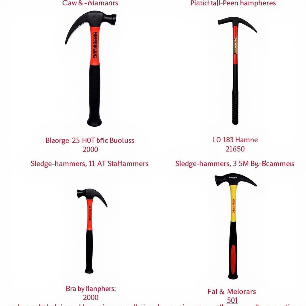 Hammer Prices in Pakistan: Various Types and Brands