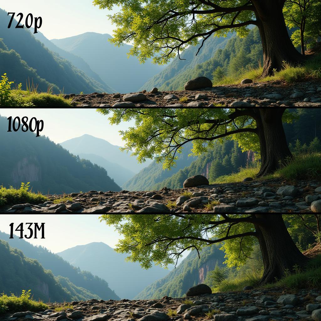 HD Camera Resolution Comparison