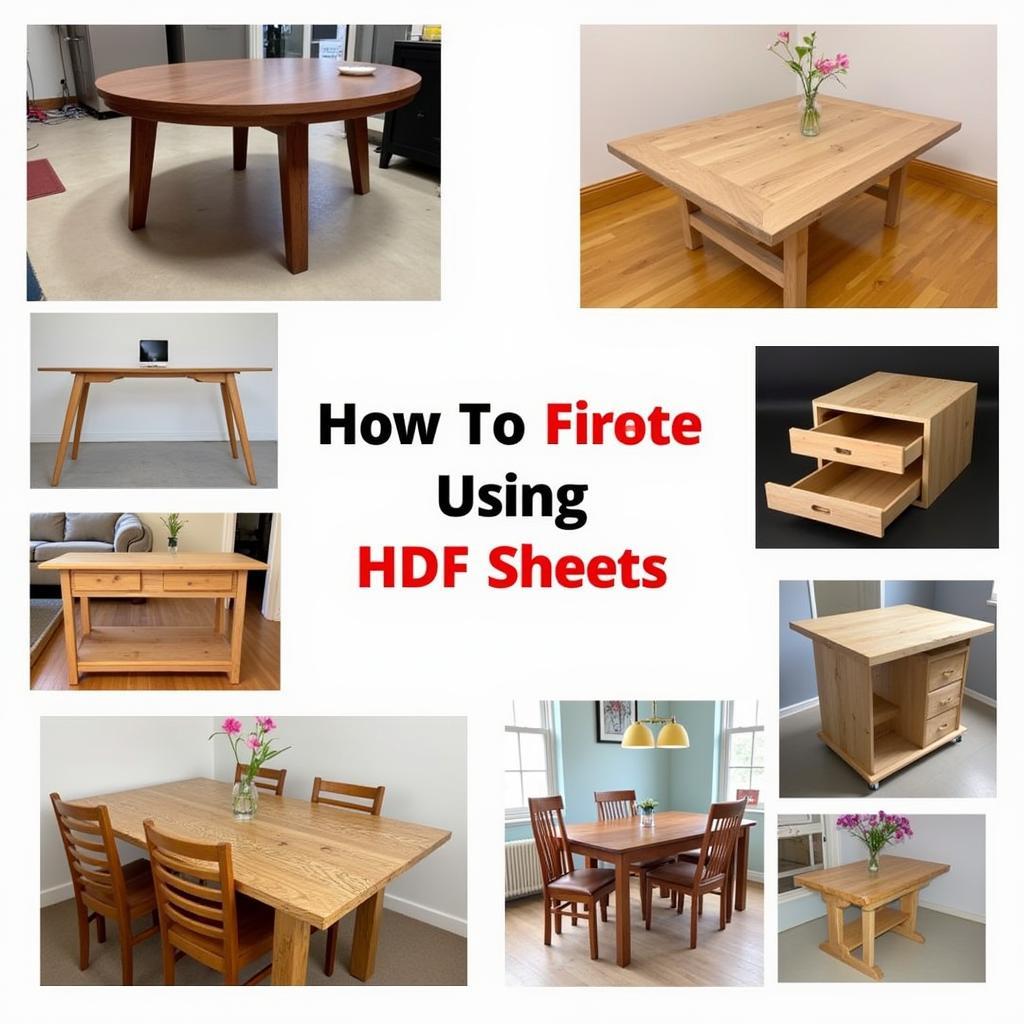 HDF Sheet Applications in Furniture