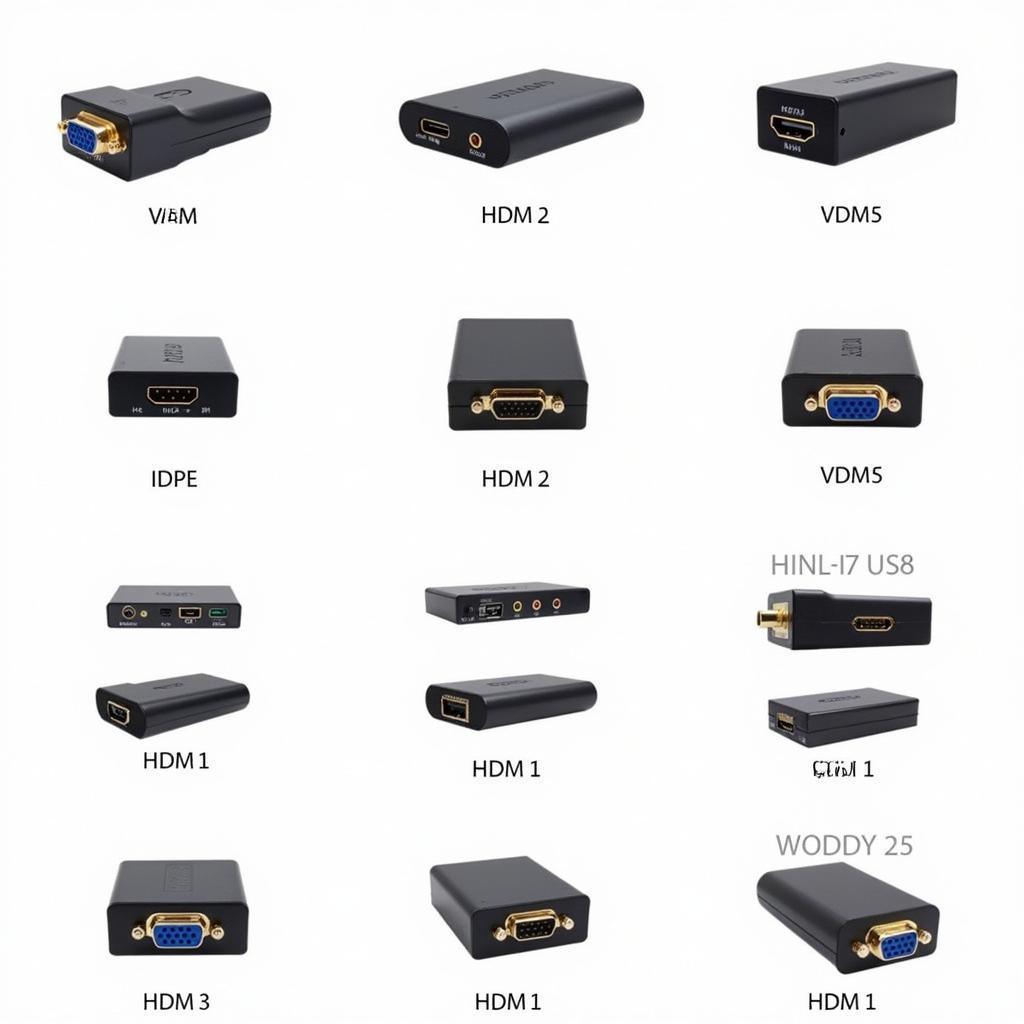 Different types of HDMI to VGA converters available in the market