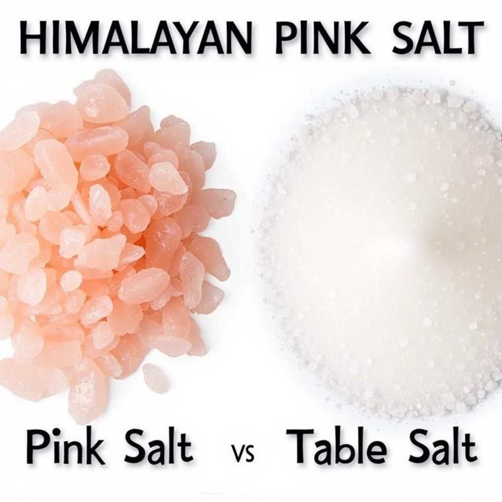 Himalayan Pink Salt vs. Table Salt