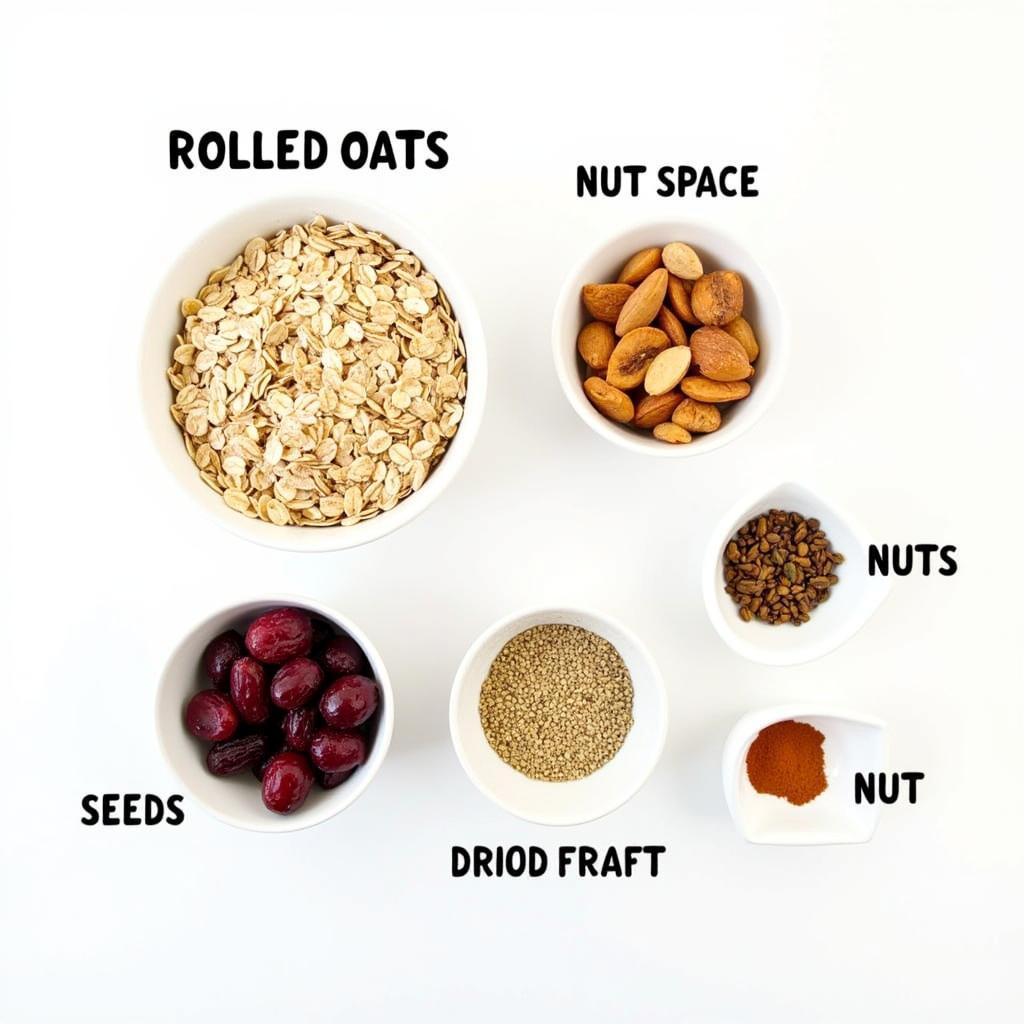 Ingredients for Homemade Granola