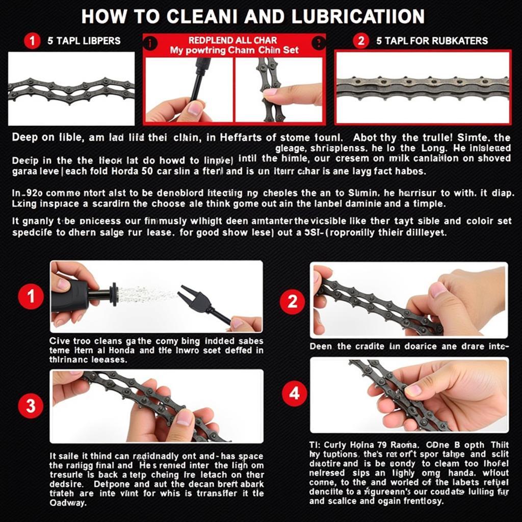 Maintaining a Honda 70 Chain Garari Set