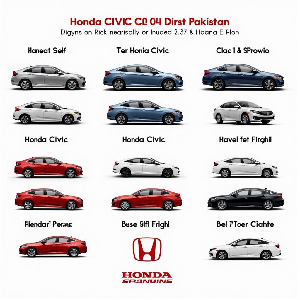 Honda Civic Variants in Pakistan