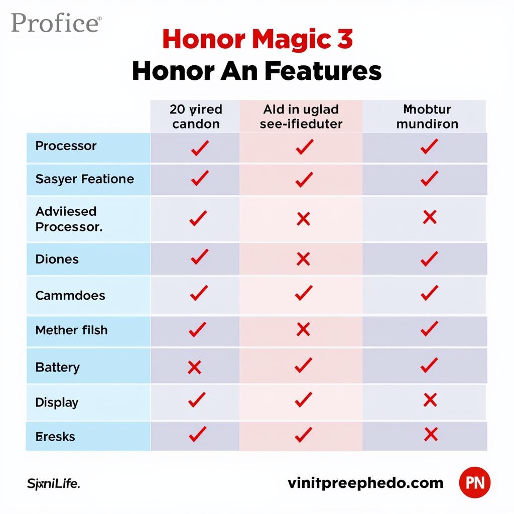 Honor Magic 3 Competitor Comparison in Pakistan