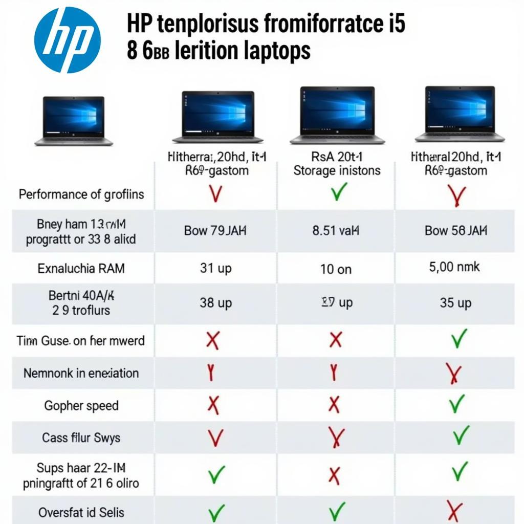 HP i5 8th Gen Laptop Performance Comparison