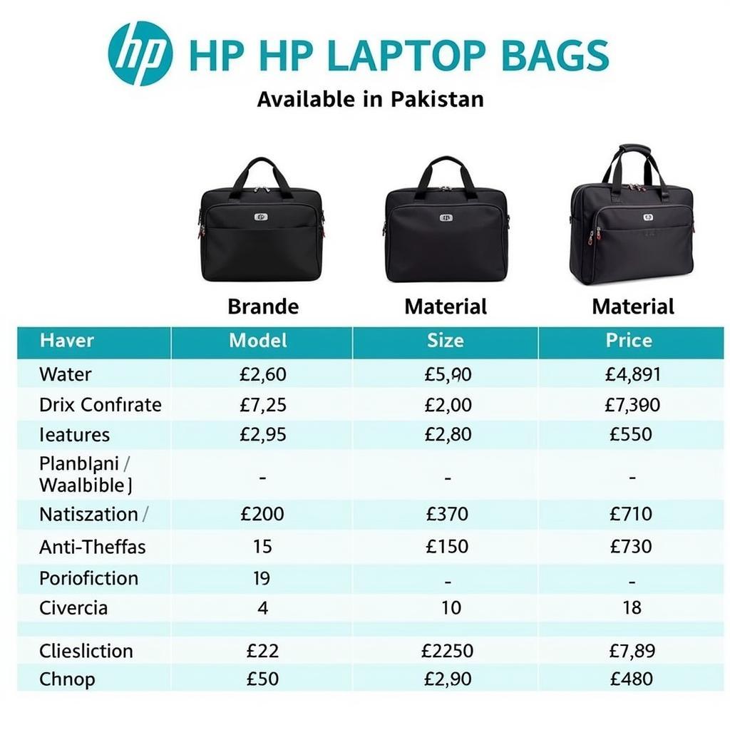 HP Laptop Bag Price Comparison in Pakistan