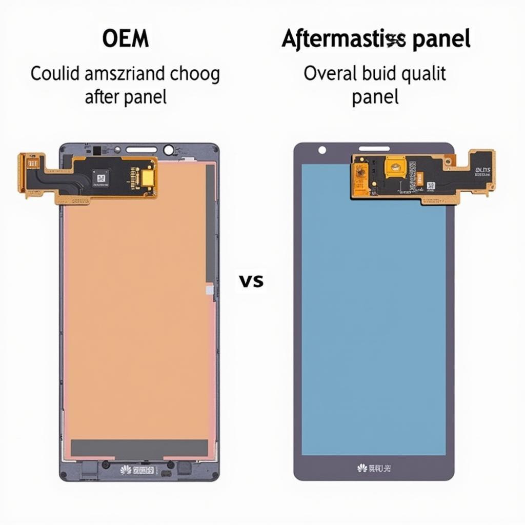 Huawei P20 Pro OEM vs. Aftermarket Panels