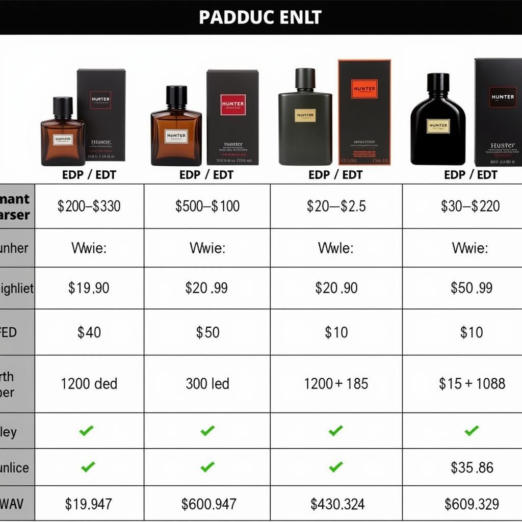 Hunter Perfume Price Comparison in Pakistan