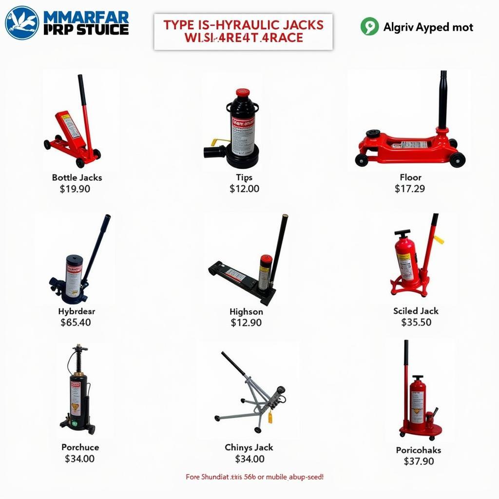 Hydraulic Jack Types and Prices in Pakistan