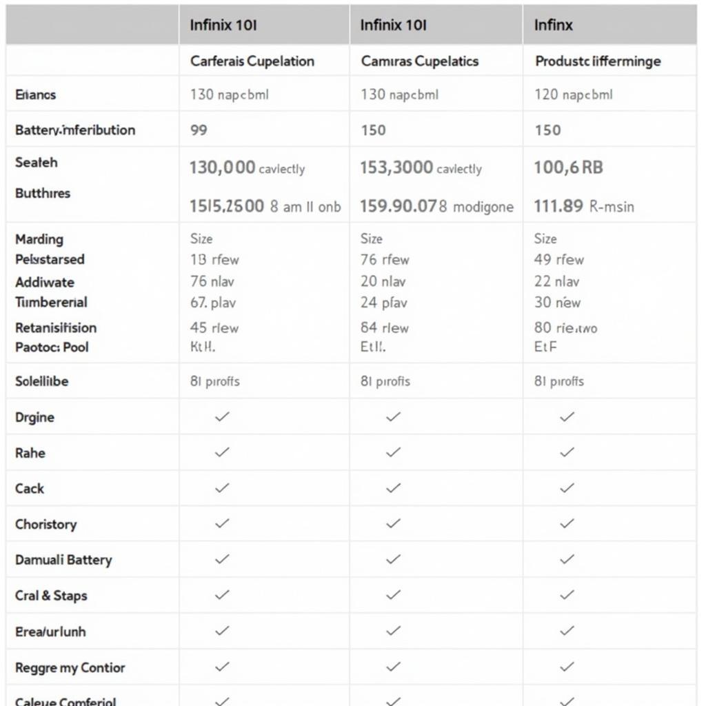 Infinix 10i Compared to Competitors