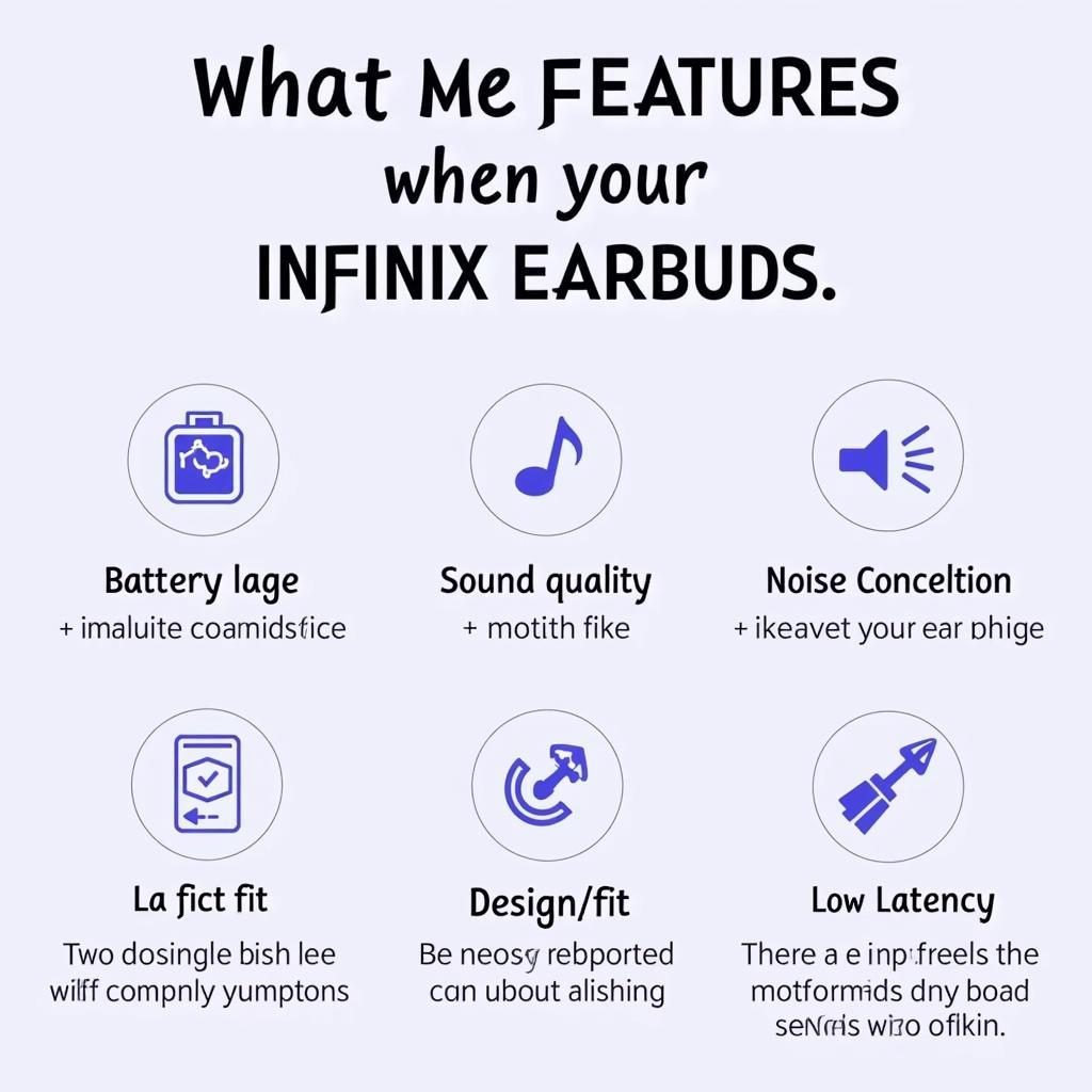 Key Features of Infinix Earbuds