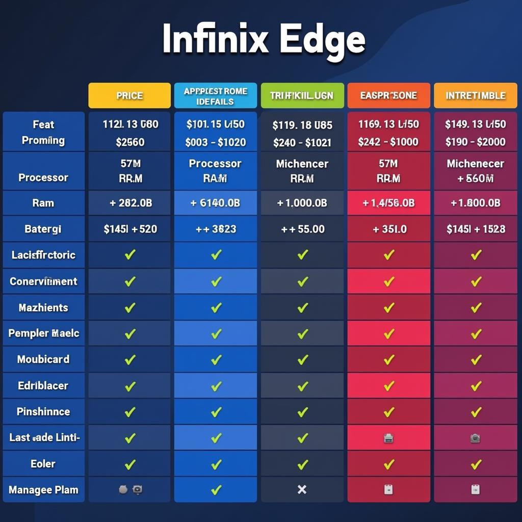 Infinix Edge vs. Competitors