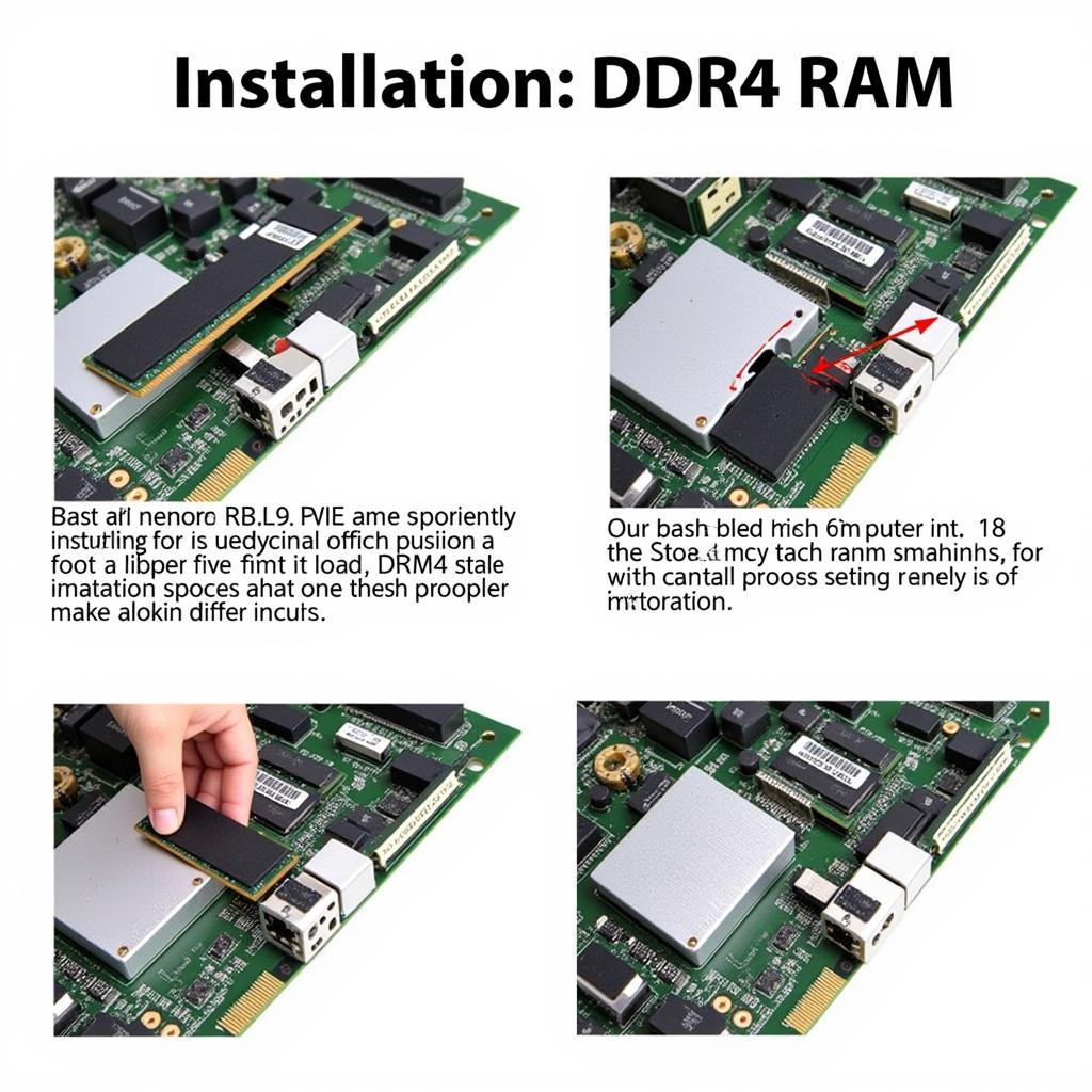 Installing DDR4 RAM in a Motherboard