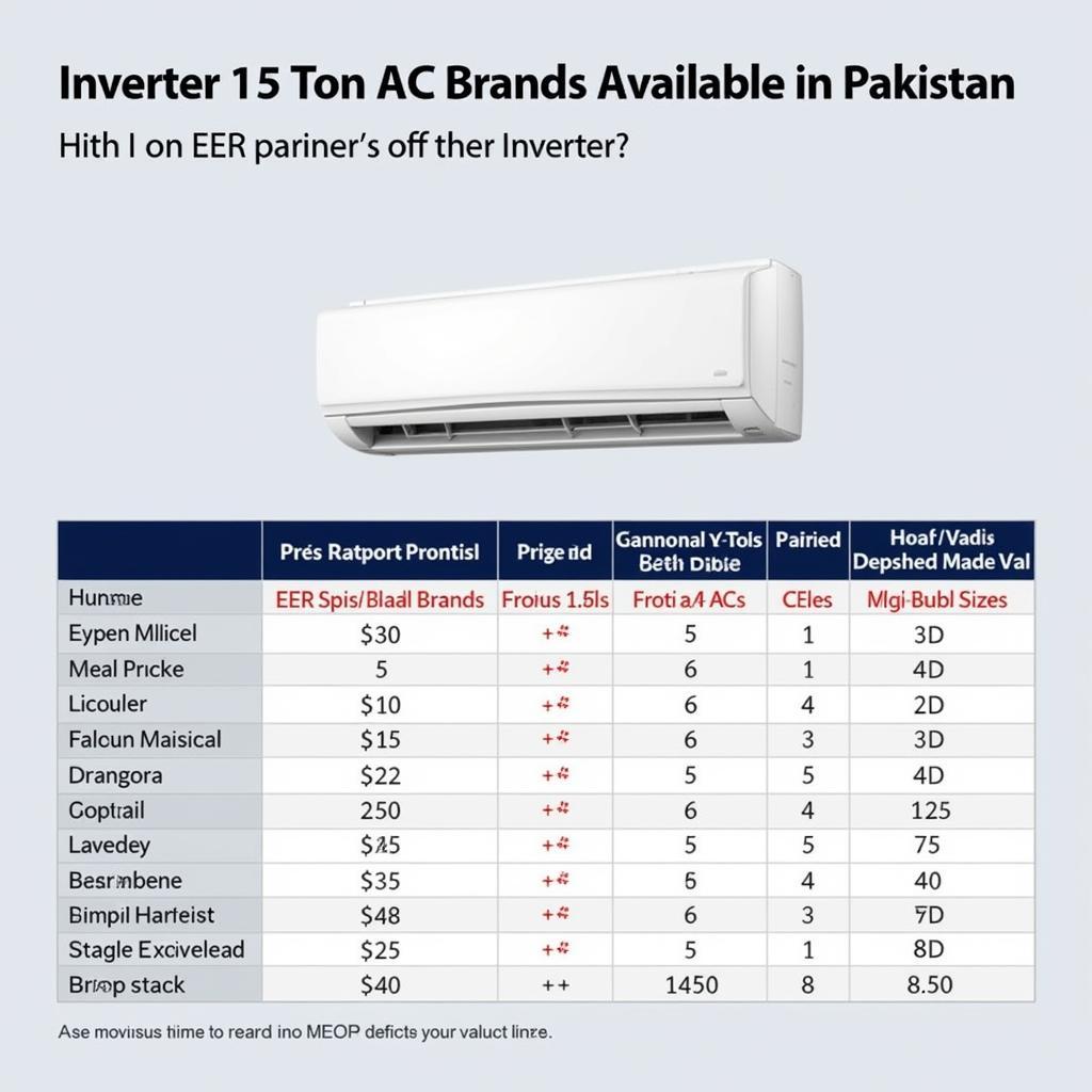 Inverter AC Price Comparison Pakistan