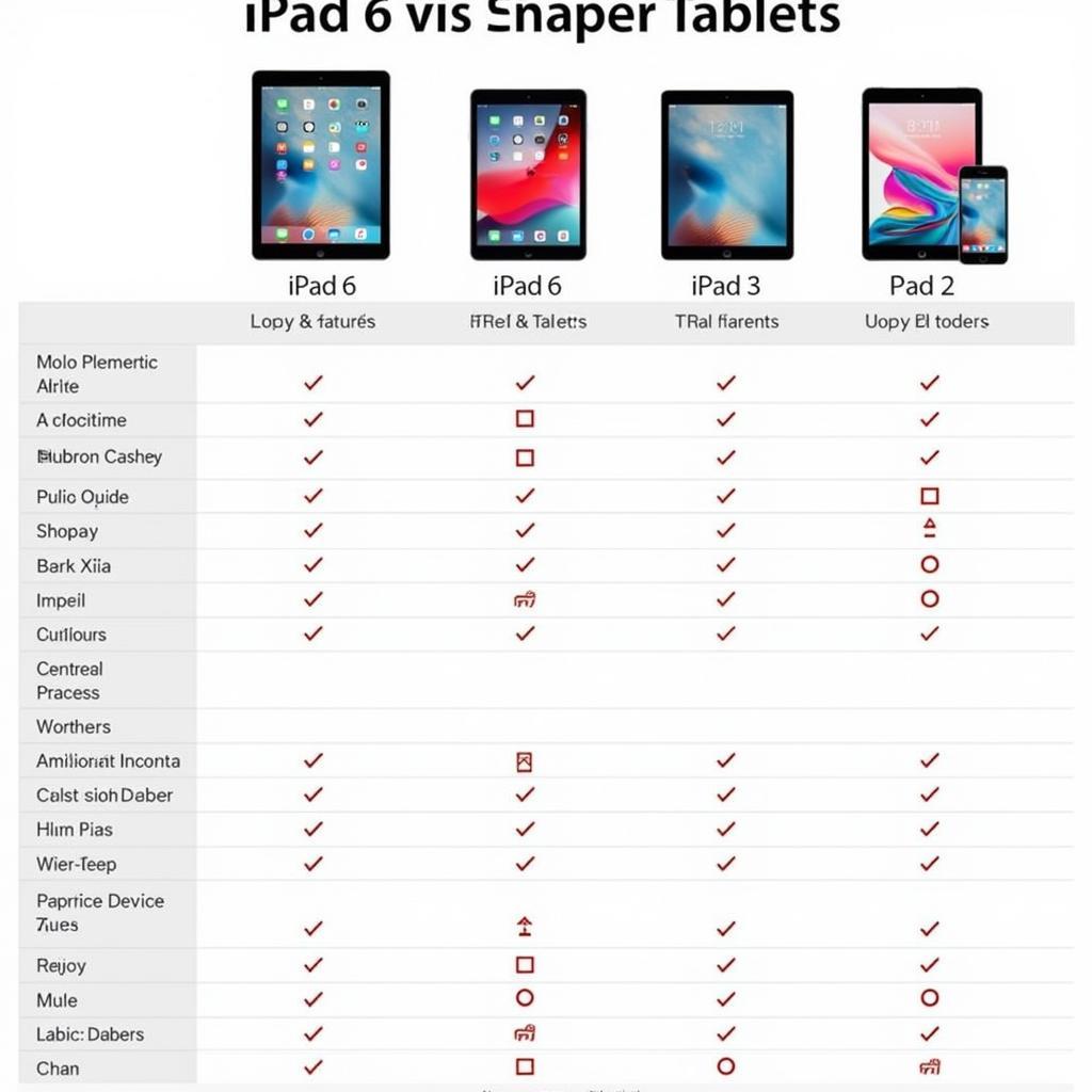 iPad 6 vs Other Tablets