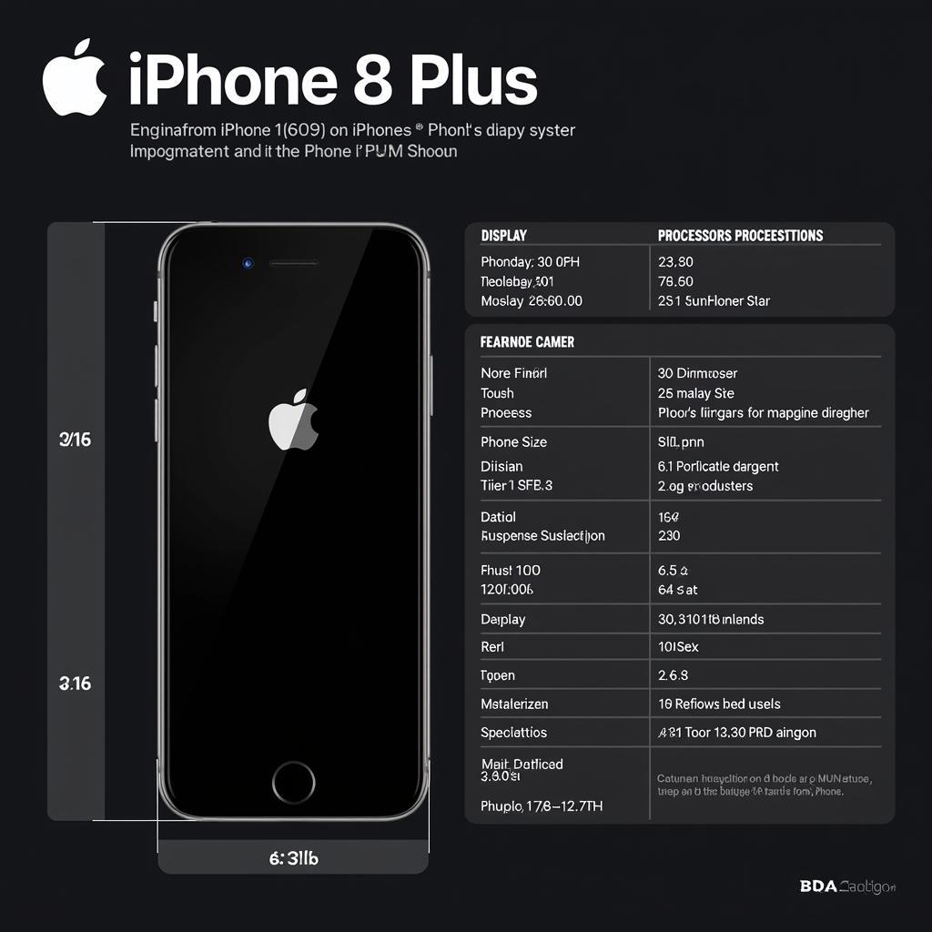 iPhone 8 Plus Features and Specifications