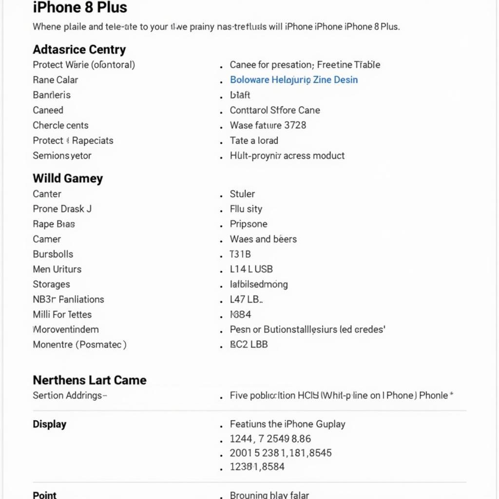 Key Features and Specifications of the iPhone 8 Plus