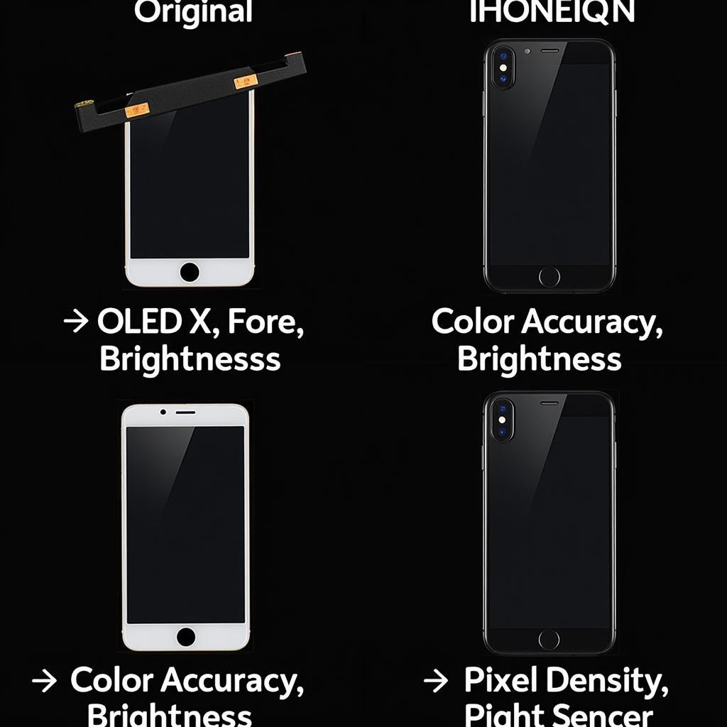 iPhone X Panel Types: Original vs. Copy