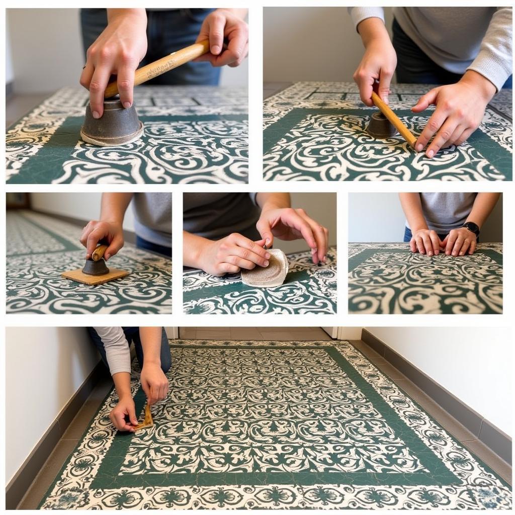 Irani Tile Installation Process in Pakistan