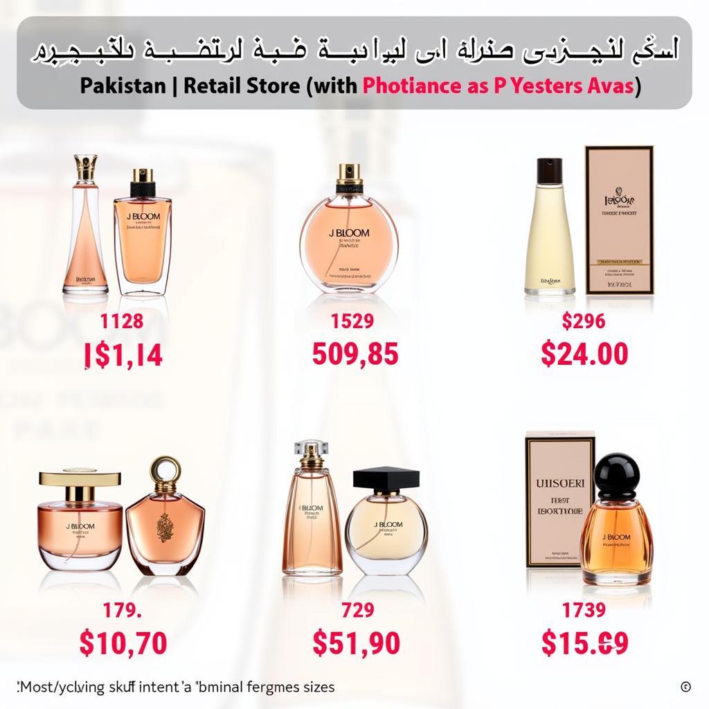 J Bloom Perfume Price Variations in Pakistan