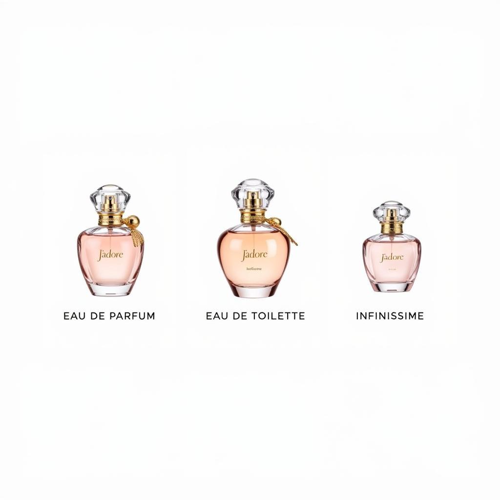 J'adore Perfume Variations - Eau de Parfum, Eau de Toilette, Infinissime