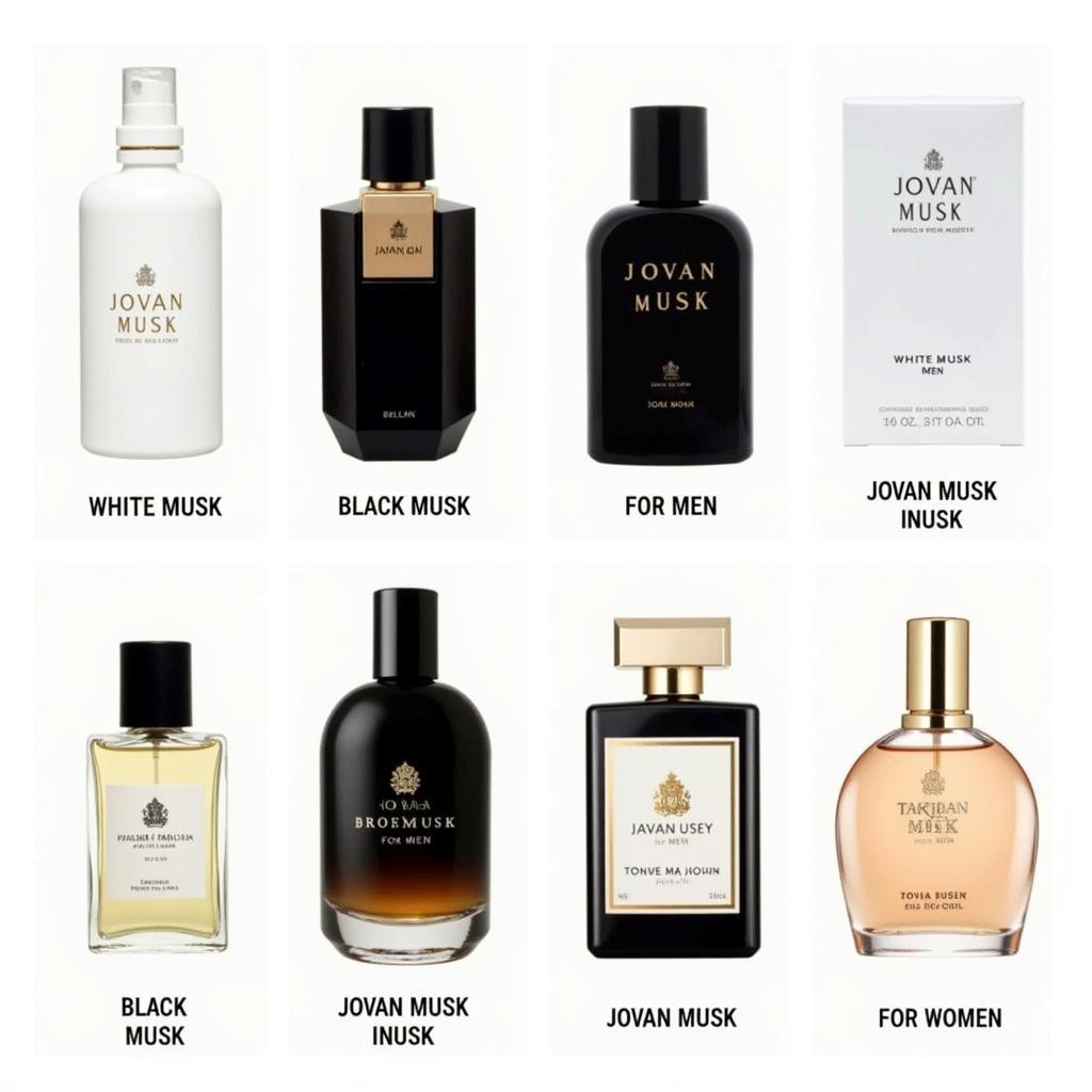 Jovan Musk Variety: White Musk, Black Musk, For Men, For Women