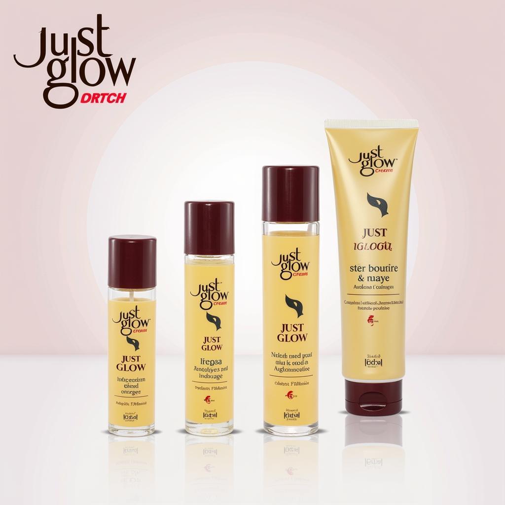 Just Glow Cream Packaging Variations in Pakistan