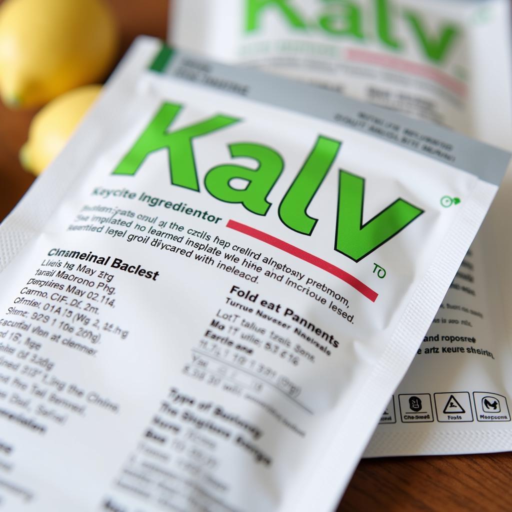 Kalv Sachet Nutritional Information