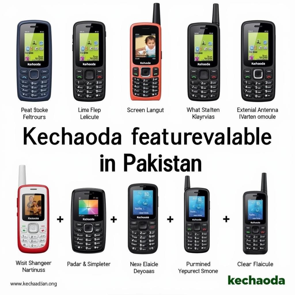 Kechaoda Feature Phone Models in Pakistan