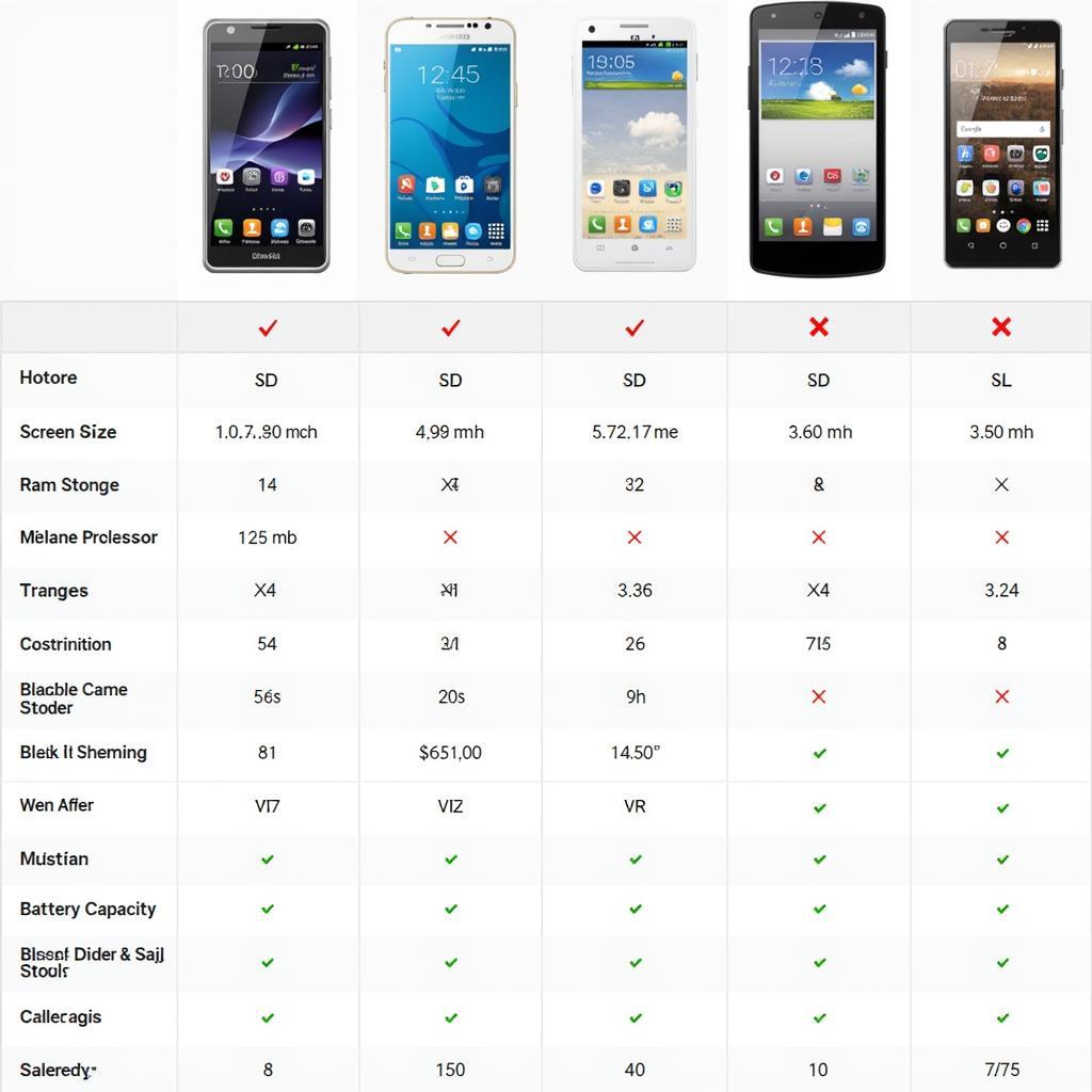 Comparing Kechaoda Smartphone Models