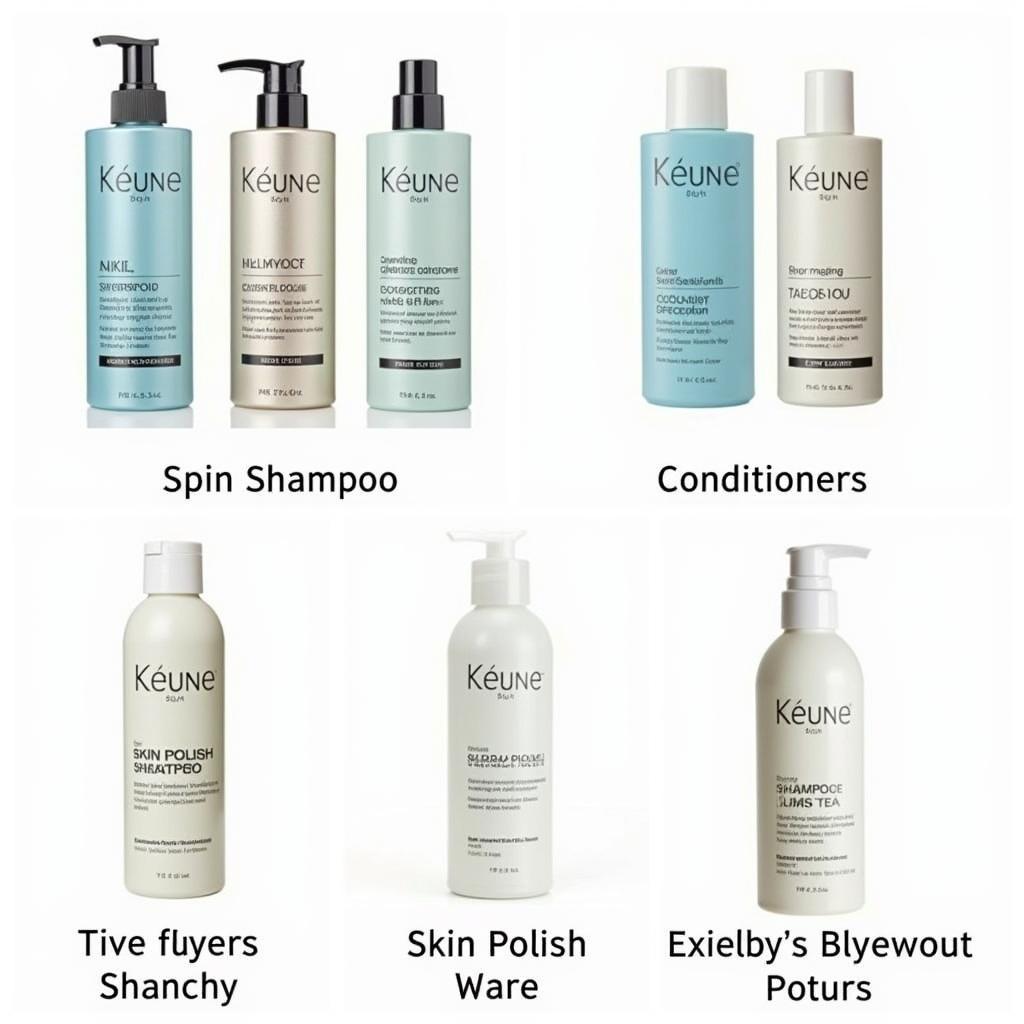 Keune Skin Polish Product Range