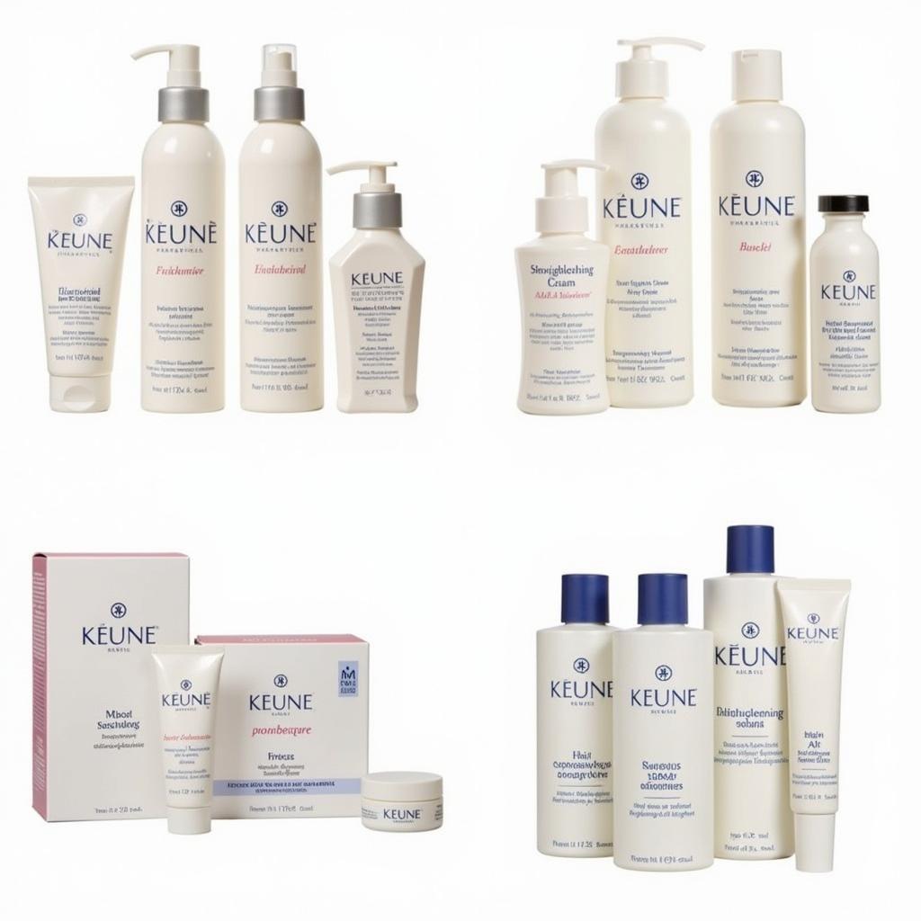 Keune Straightening Products Variety